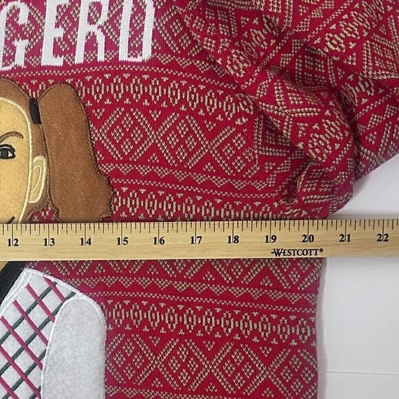 Unisex Ugly Christmas Sweater ERMAHGERD ERTS CHERSTMERS by Alex Stevens - Size M - Picture 14 of 15